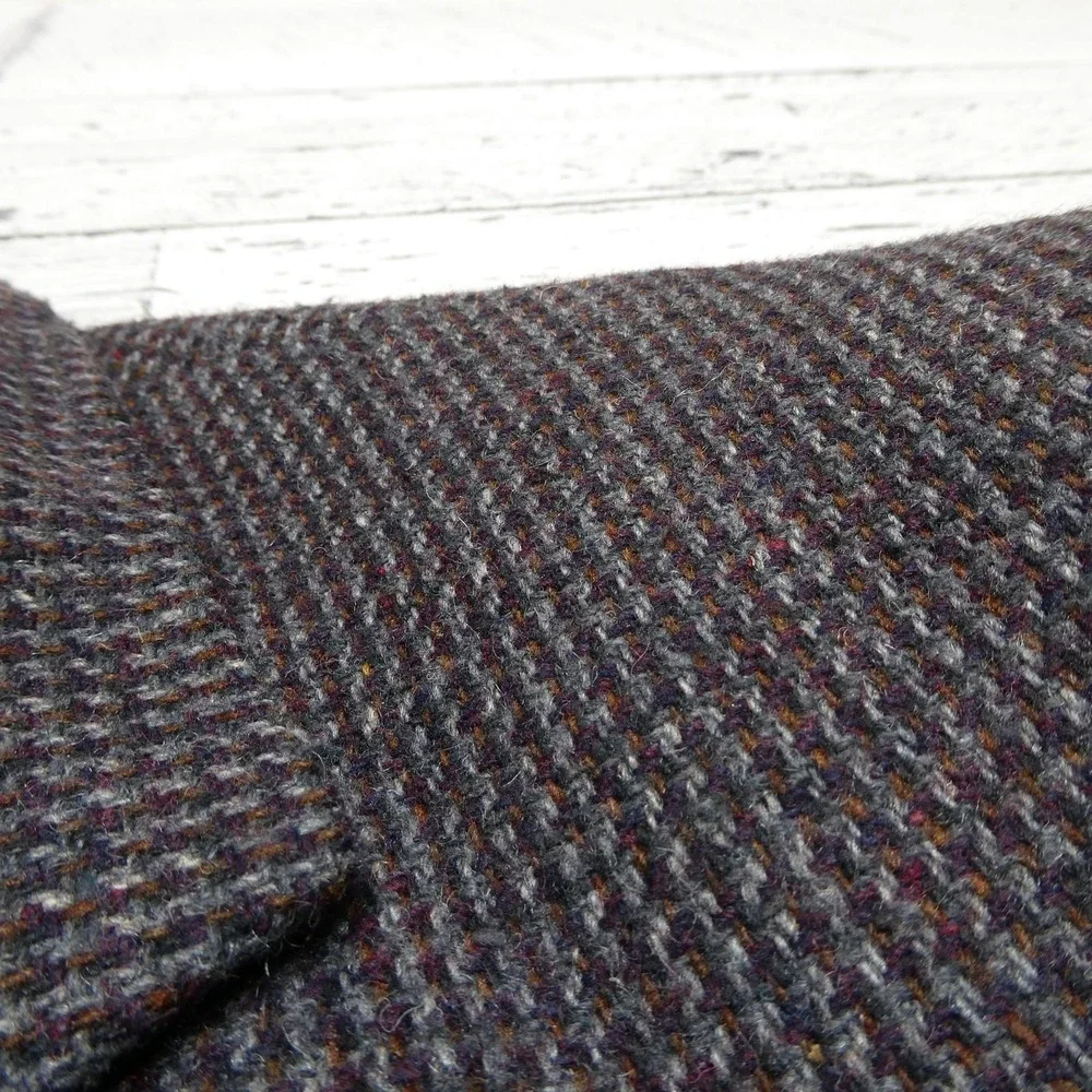 Ashford & Rhodes ltd Blazer‎ Mens 40R Gray Tweed Two Button Notch Lapel Jacket